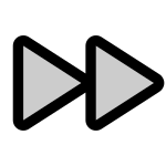 Fast Forward Duotone SVG Icon